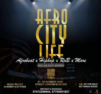 Afro City Life ‘New Year Special’ @Tunnel