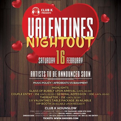 VALENTINES NIGHT OUT