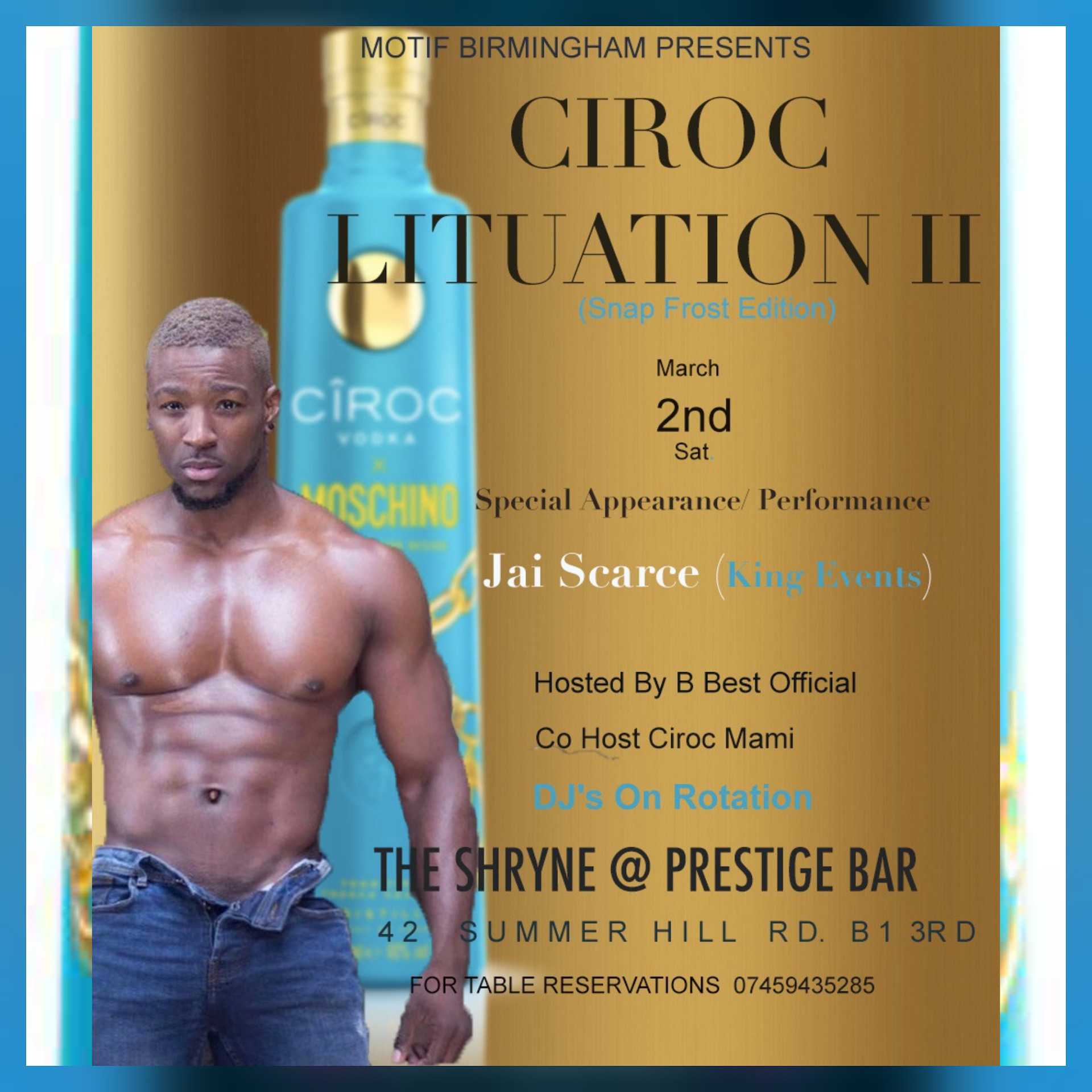 Ciroc Lituation II ☆ Ft Adult Ent x Butlers