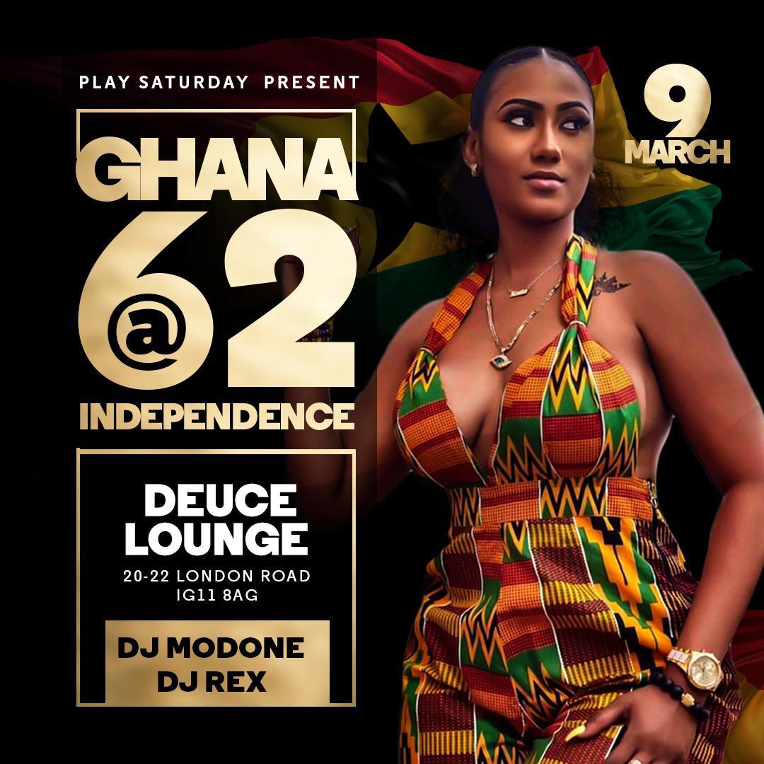 GHANA 62 INDEPENDENCE PARTY  SATURDAY MARCH 9
