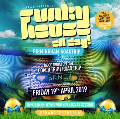 Funky House All Day Goes To Birmingham