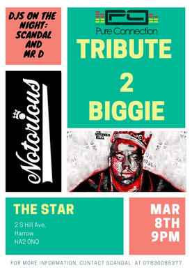 Notorious B.I.G tribute party!