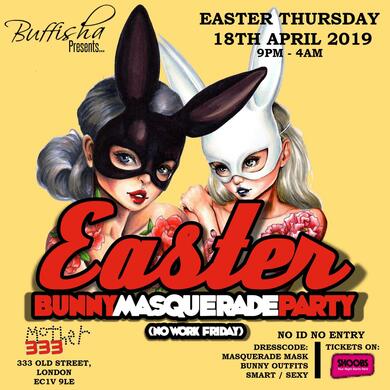 Buffisha Easter Bunny Masquerade Party