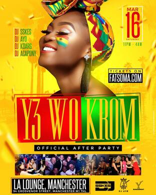 Y3 WO KROM OFFICIAL AFTER PARTY