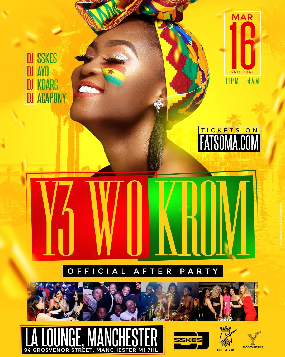 Y3 WO KROM OFFICIAL AFTER PARTY