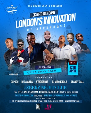 Innovation of afrohouse (DK birthday bash)