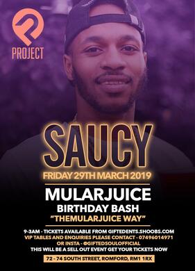 Saucy Mularjuice birthday bash