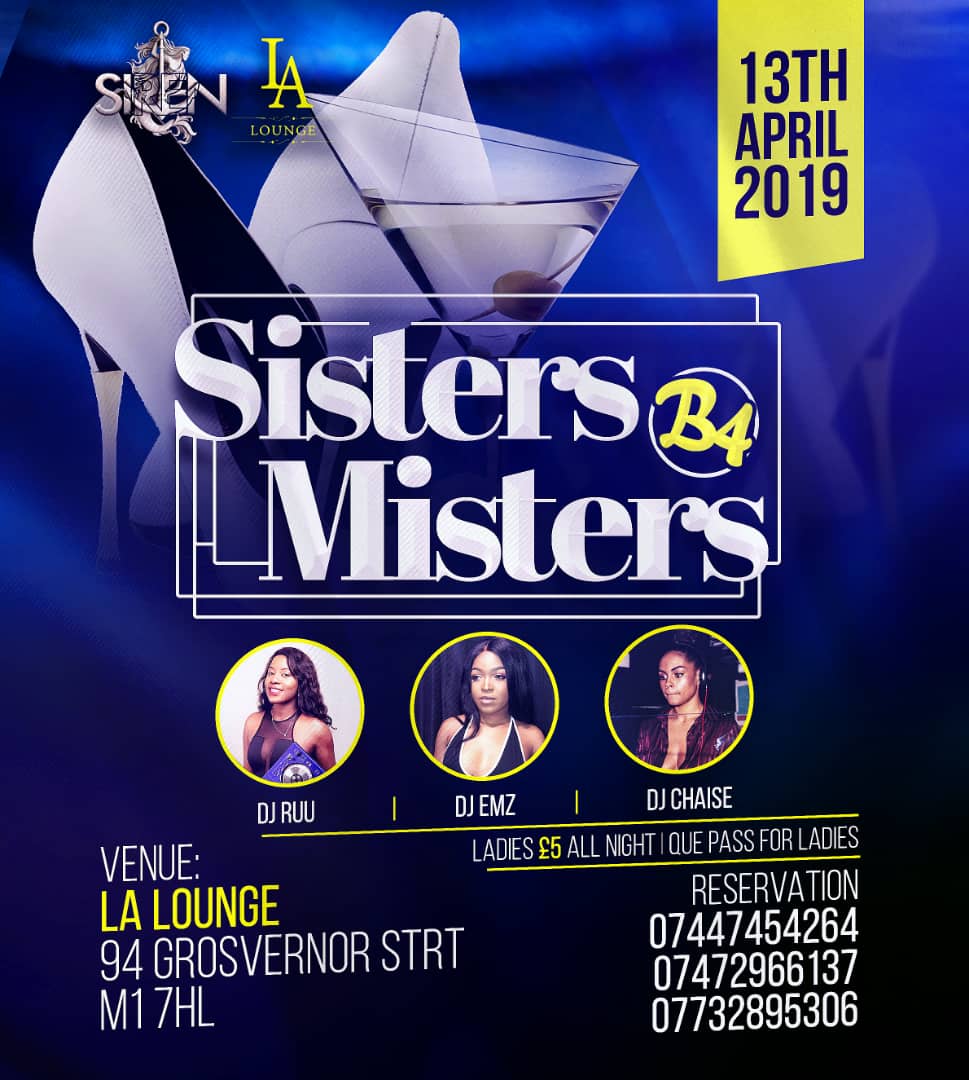 SISTERS B4 MISTERS - DJ'S RUU, EMZ, & CHAISE