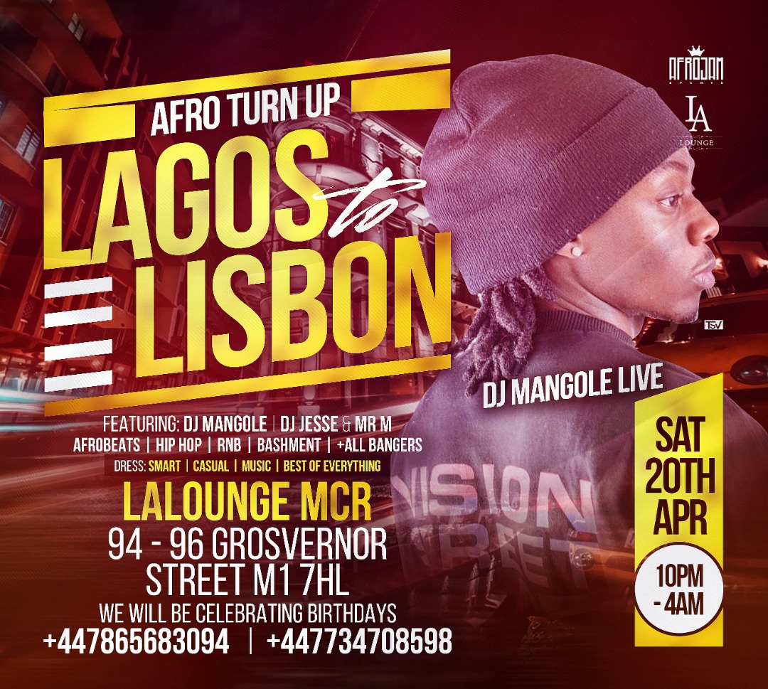 LAGOS to LISBON