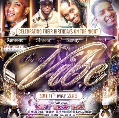 It’s a VIBE - 4 Friends Joint B-Day Party