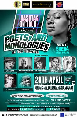 Poet and Monologues - April 2019