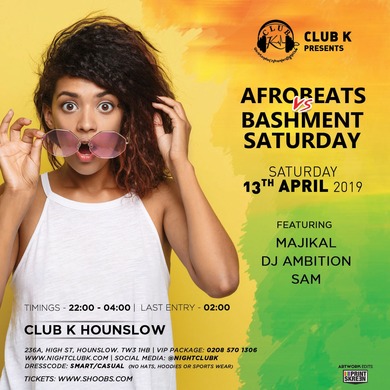 AFROBEATS VS BASHMENT