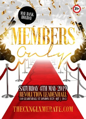 The Cxnglxmerate Presents... Members Only