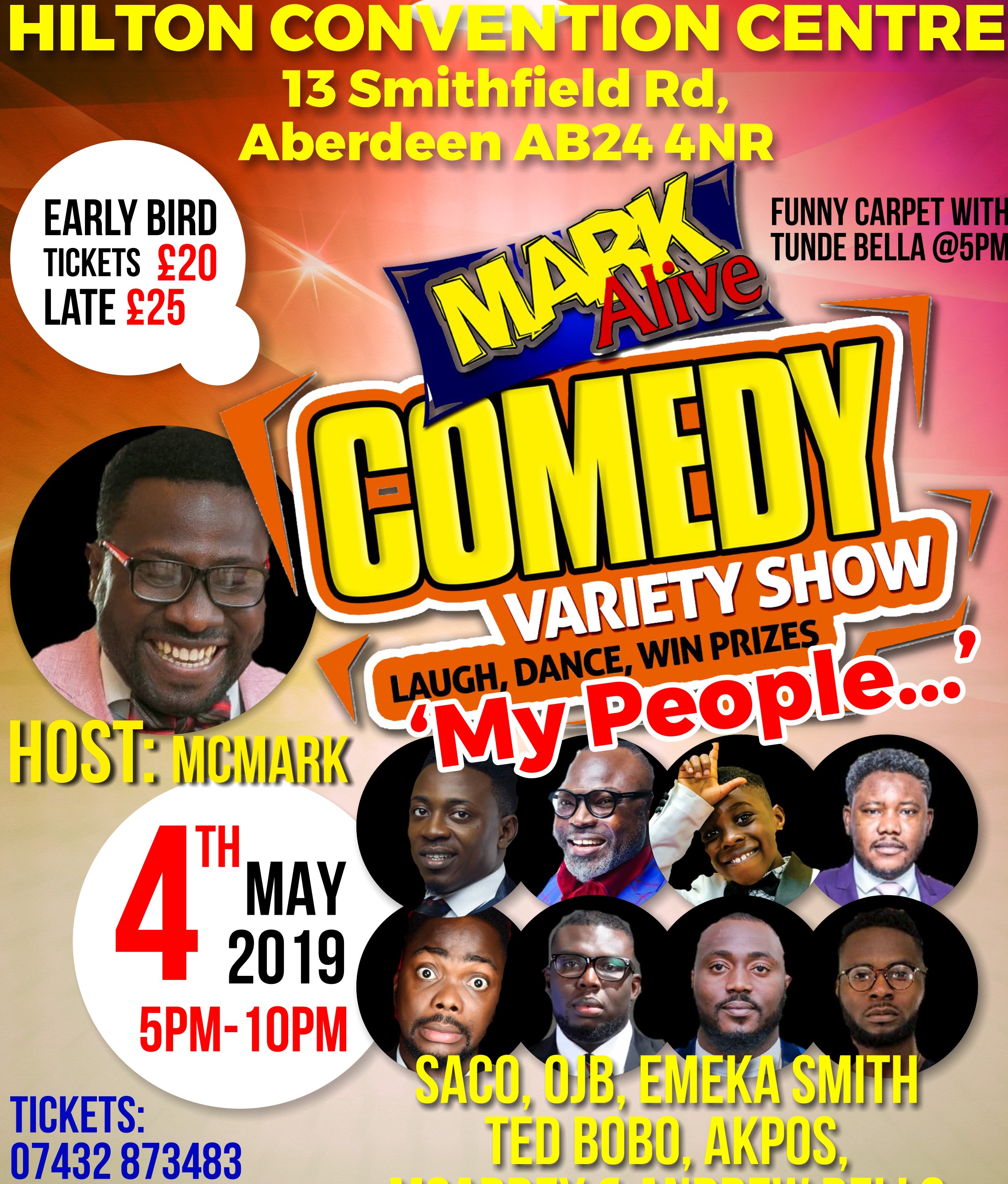 MARK ALIVE COMEDY VARIETY