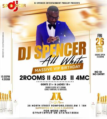 DJ SPENCERS VIP SHUTDOWN