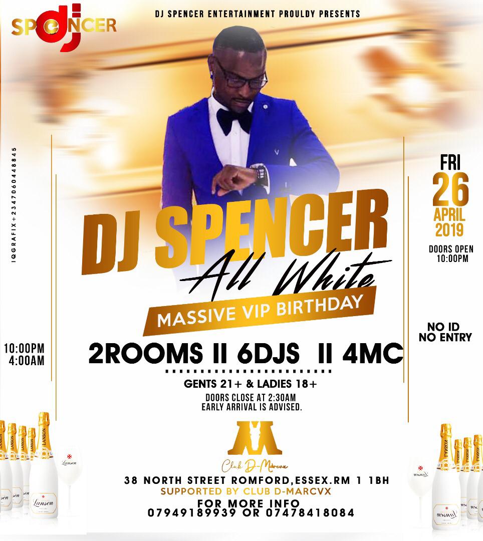 DJ SPENCERS VIP SHUTDOWN