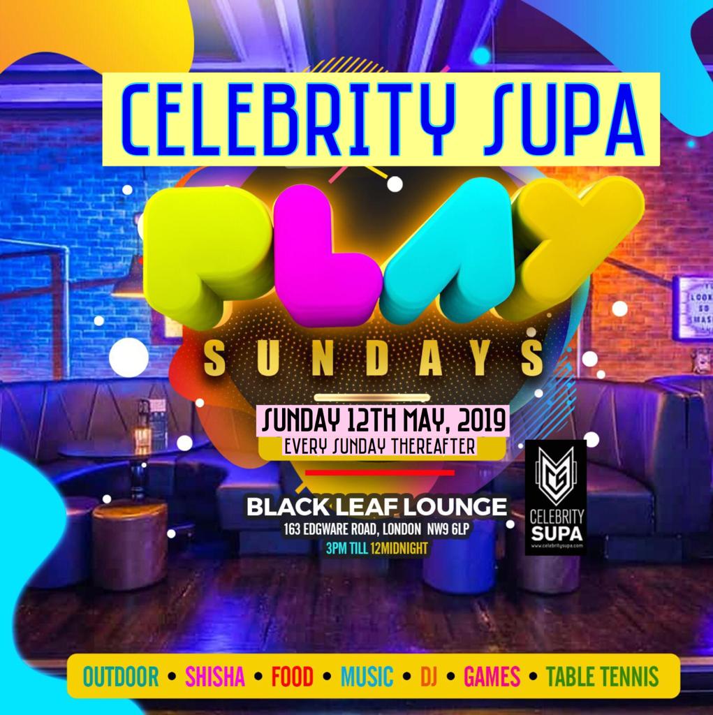 PLAY SUPA SUNDAYZ OUTDOOR SHISHA GAMES MUSIC