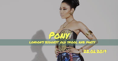 Pony - Old Skool RnB, Hip-Hop, Trap, Bashment