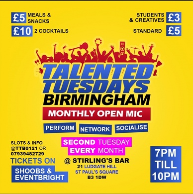Talented Tuesdays Birmingham
