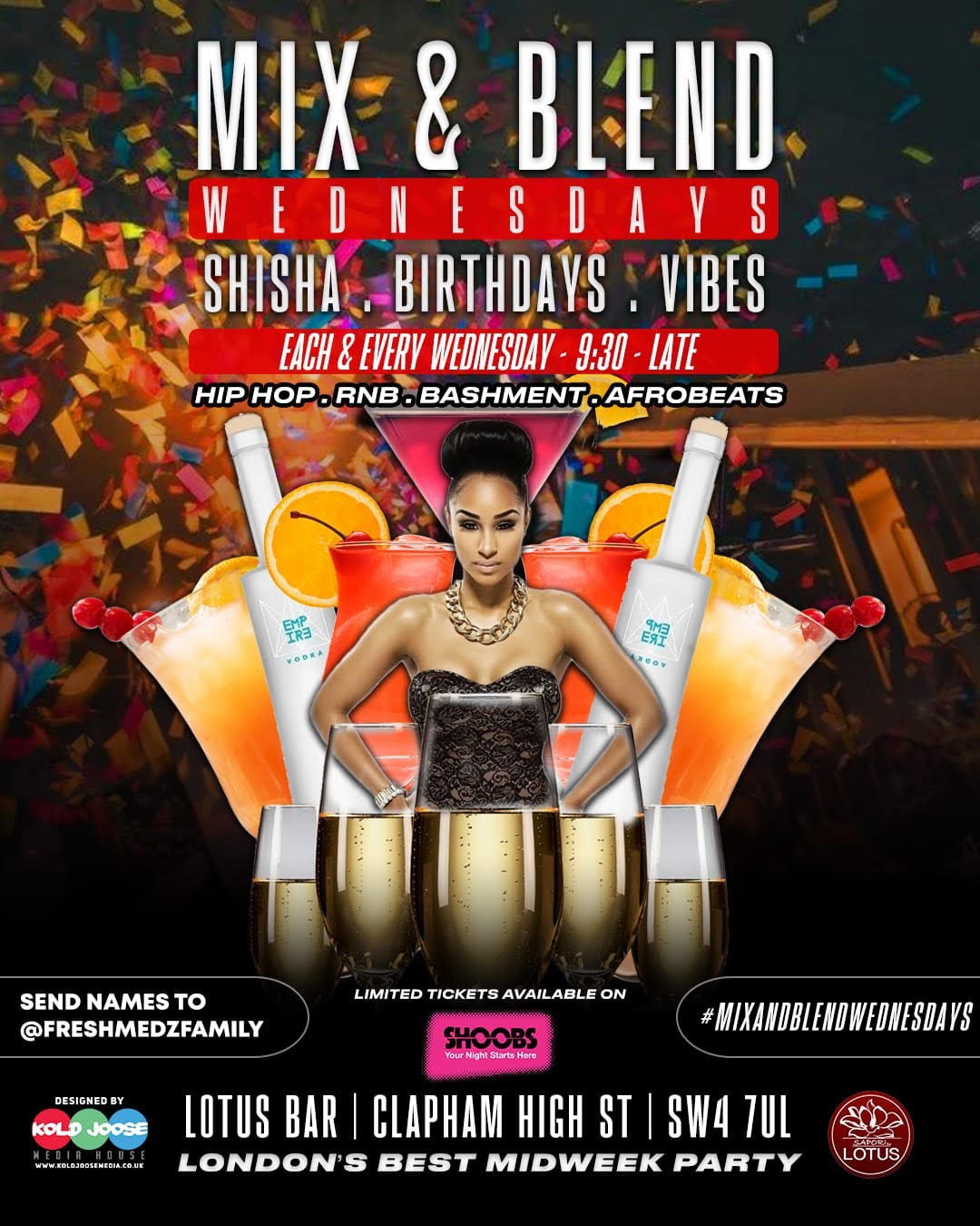 MIX&BLEND WEDNESDAY @LOTUS BAR CLAPHAM
