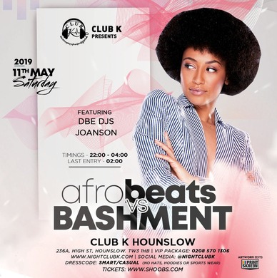 AFROBEATS VS BASHMENT