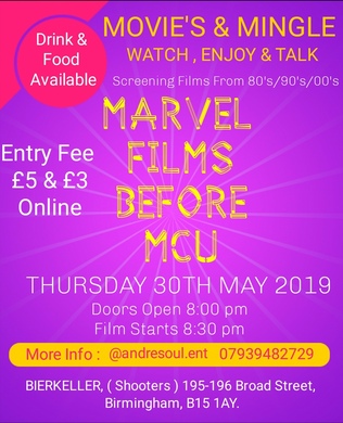 MOVIE'S & MINGLE MARVEL EDITION