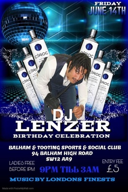 BRUCK OUT FRIDAYS/DJ LENZER BIRTHDAY BASH
