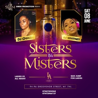 SISTERS B4 MISTERS