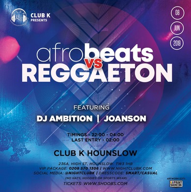 AFROBEATS vs REGGAETON