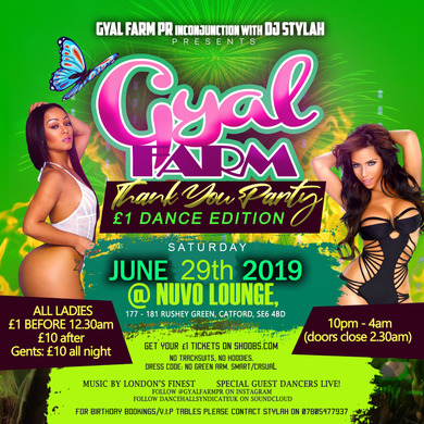 Gyal Farm £1 ThankYou Party