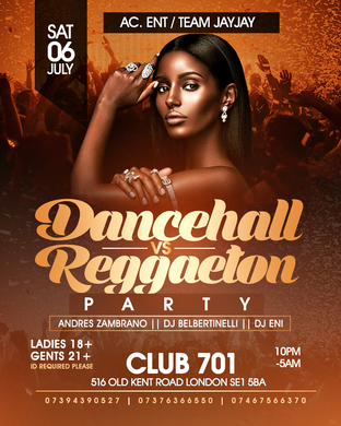 DANCEHALL VS REGGAETON PARTY: