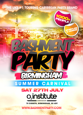Bashment Party Birmingham - Summer Carnival