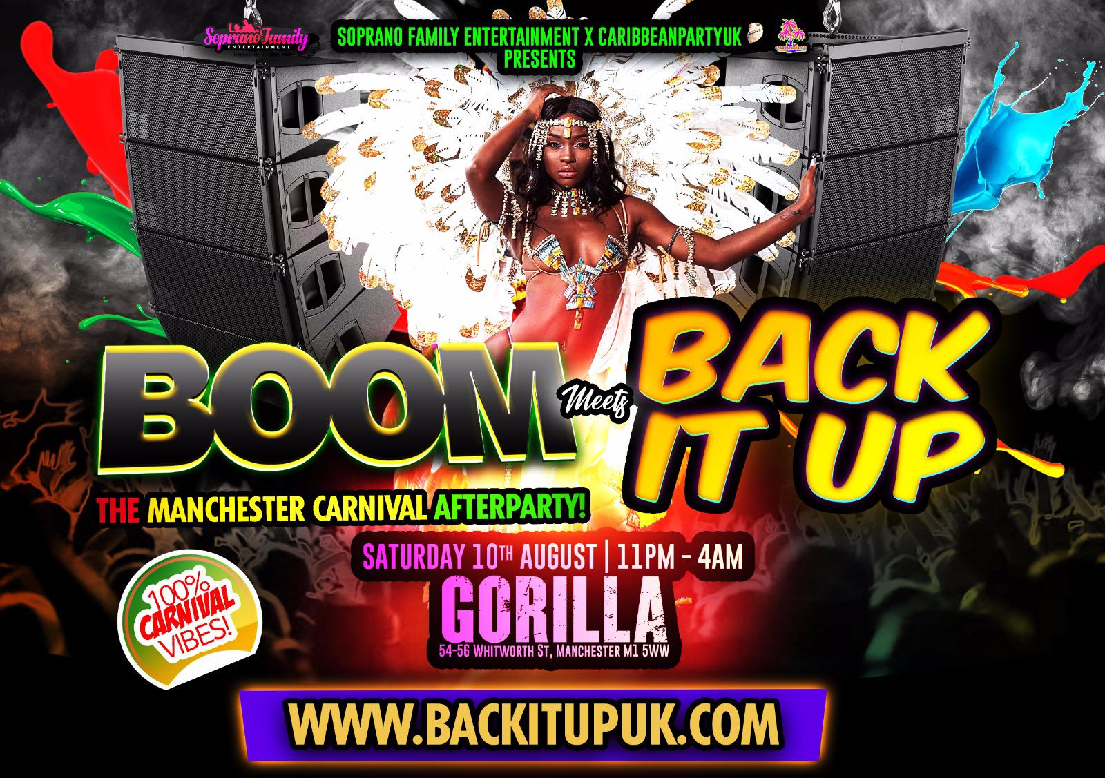 BOOM meets BACK IT UP