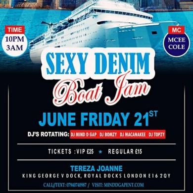 DENIM BOAT PARTY JUNE21ST