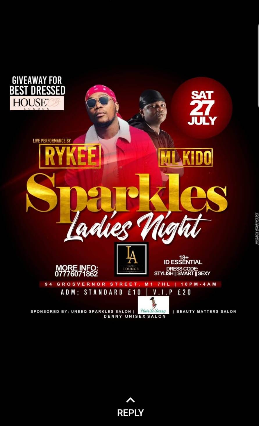 Sparkels Ladies Night