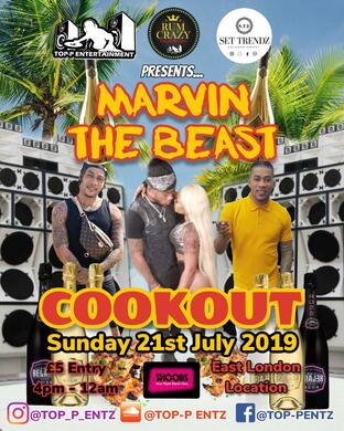 @Top_P_Entz presents Marvin the Beast COOKOUT
