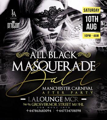 All Black Masquerade