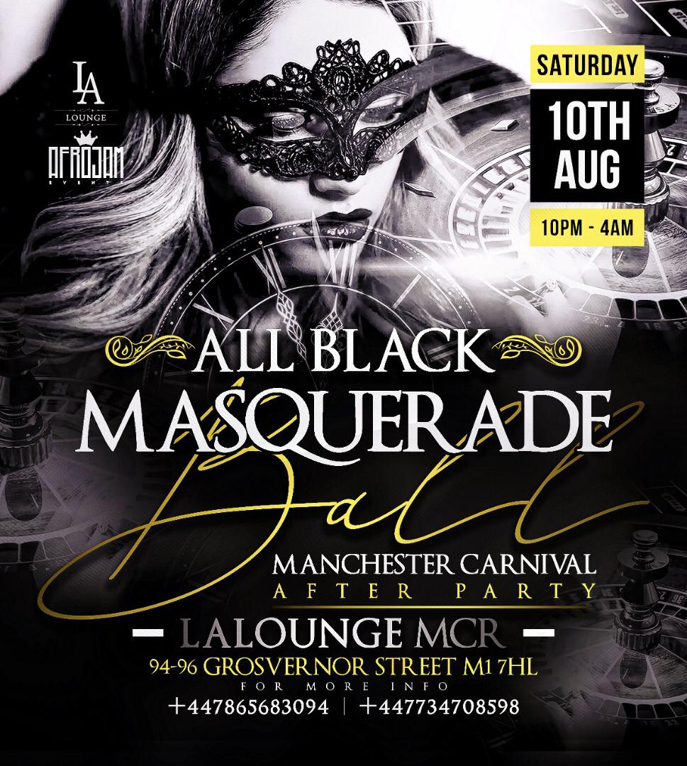 All Black Masquerade