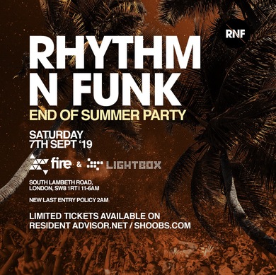 Rhythm n Funk “End Of Summer Party”