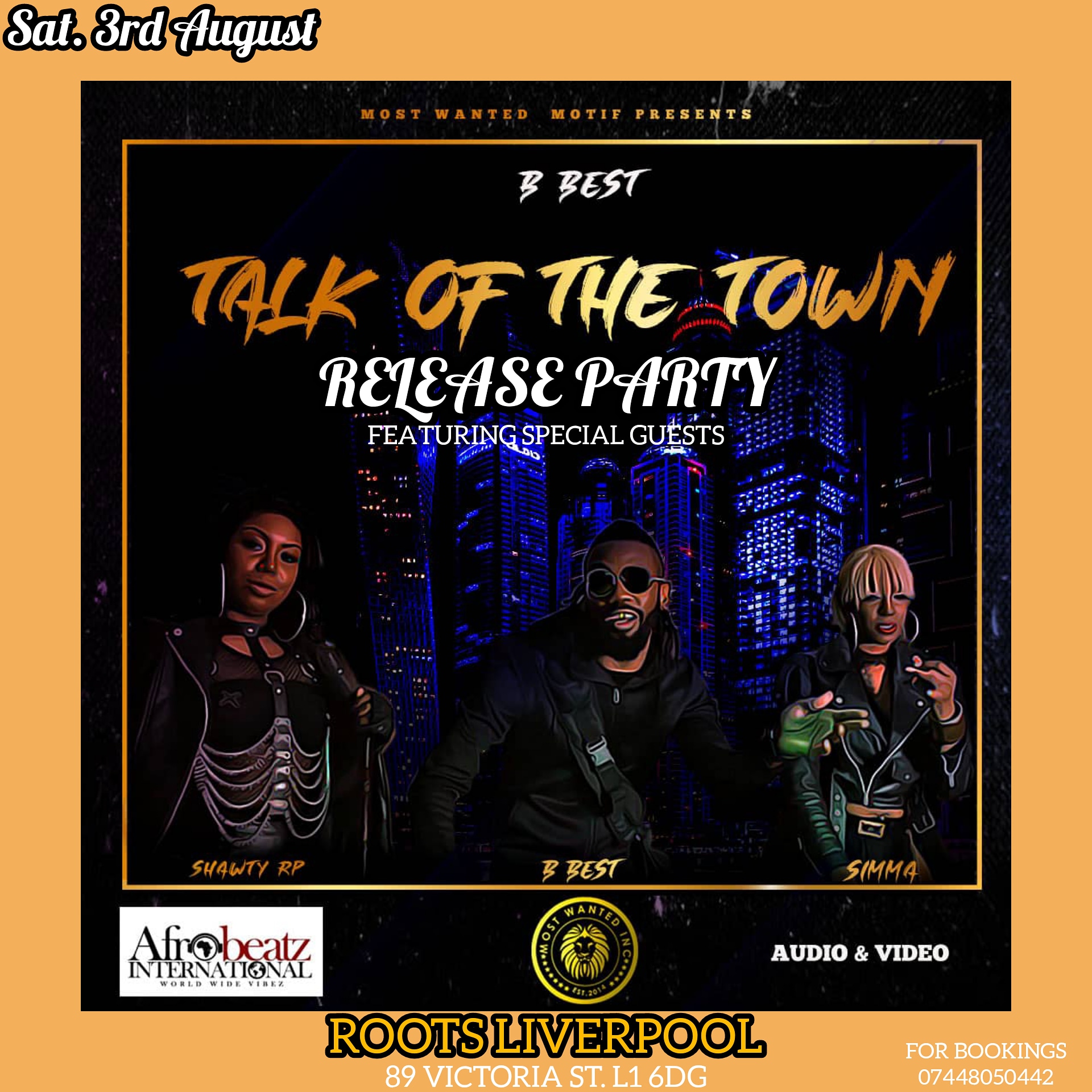 B Best Talk Of The Town Video Release Party