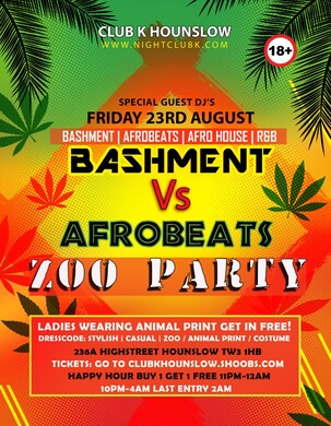 BASHMENT vs AFROBEATS | ZOO PARTY
