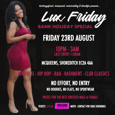 Lux Friday 23rd August 2019