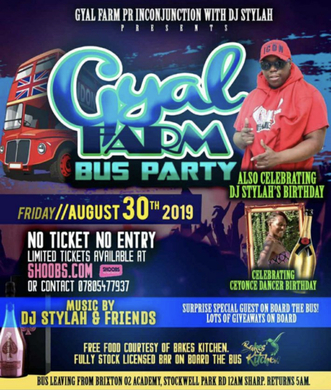 Gyal Farm Bus Party: Stylah’s Birthday