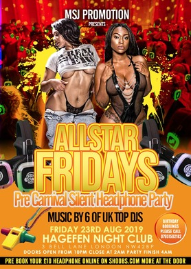 ALL STAR FRIDAY CARNIVAL HEADPHONE PARTY