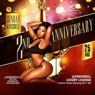 KingsBull 2nd Anniversary Bank Holiday Sunday