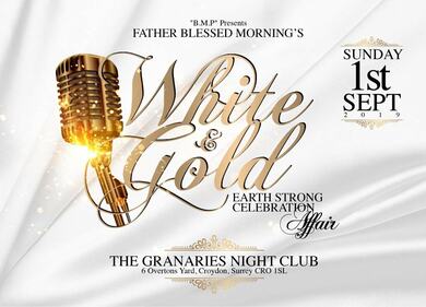 Blessed Morning's White & Gold Earthstrong