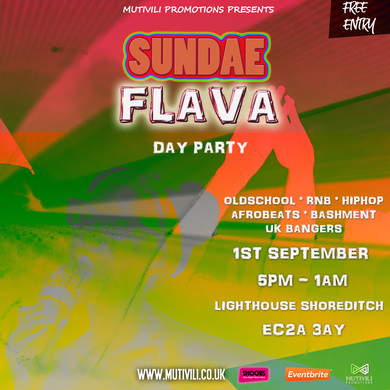 SUNDAE FLAVA: END OF SUMMER PARTY