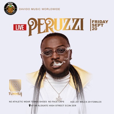 DAVIDO MUSIC WORLDWIDE'S PERUZZI Live