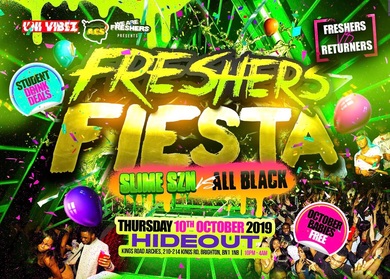 Freshers Fiesta - Brighton’s Biggest Party