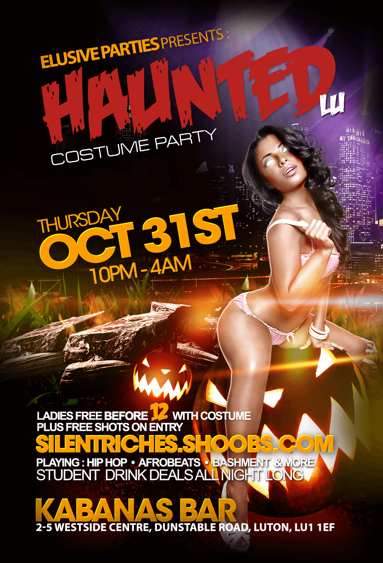 #HAUNTEDLU - HALLOWEEN COSTUME PARTY